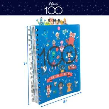 Disney 100 Anniversary Tab Journal Notebook - 144 Pages