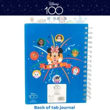 Disney 100 Anniversary Tab Journal Notebook - 144 Pages