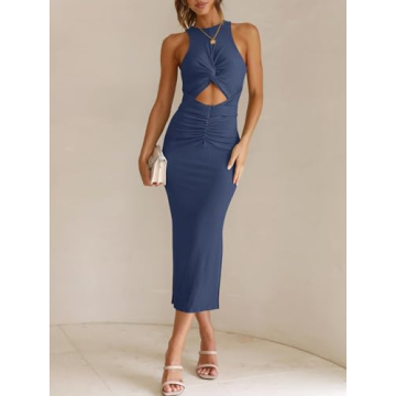 Stylish ANRABESS Bodycon Midi Dress for Weddings