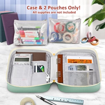 Compact Journal Organizer for A5 Notebooks and Supplies