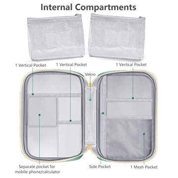 Compact Journal Organizer for A5 Notebooks and Supplies