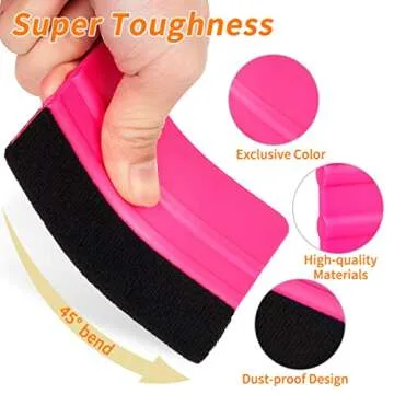 Squeegee for Vinyl 2Pack Felt Tool for Crafting and Wrapping