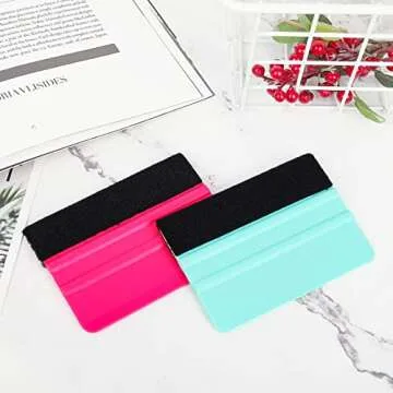Squeegee for Vinyl 2Pack Felt Tool for Crafting and Wrapping