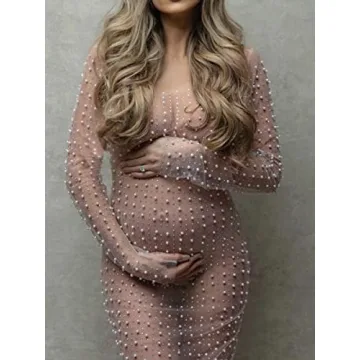 Chloefairy Rhinestone Mesh Dress for Chic Women