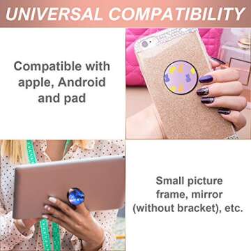 Weewooday 20 Pack Customizable Phone Grip Holders