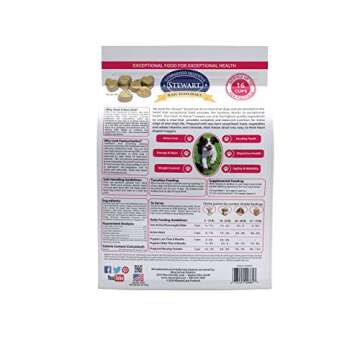 Stewart Raw Naturals Freeze Dried Dog Food Grain Free Made in USA with Beef, Fruits, & Vegetables for Fresh To Home All Natural Recipe, 24 oz.