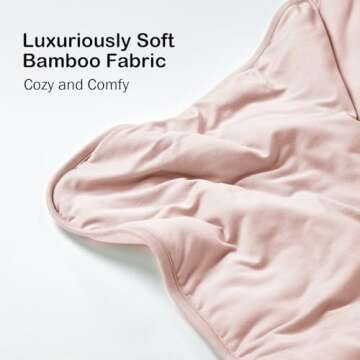 BubblePanda Rayon Made from Bamboo Baby Blanket for Boys Girls Neutral Soft Crib Blanket Toddler Quilt Comforter Newborn Nursery 30 x 40 Inch Pink