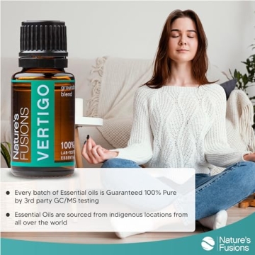 Nature's Fusions Vertigo Relief Essential Oil Blend - 15ml