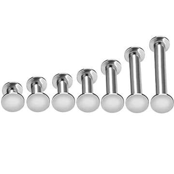 Versatile Pangda Chicago Screw Kit for Leather Projects