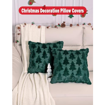 TOYPOPOR Christmas Pillow Covers 18'' x 18'' Set of 2