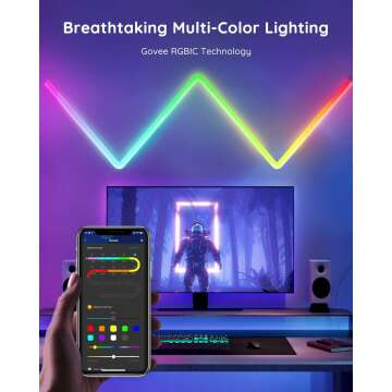 Govee Glide RGBIC Smart Wall Light with Music Sync