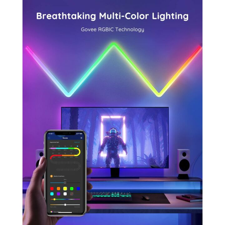 Govee Glide RGBIC Smart Wall Light with Music Sync