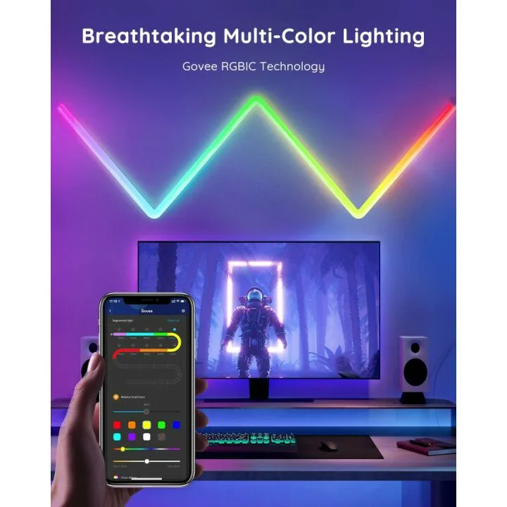 Govee Glide RGBIC Smart Wall Light with Music Sync