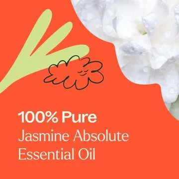 Plant Therapy Jasmine Absolute Essential Oil 100% Pure 2.5 mL