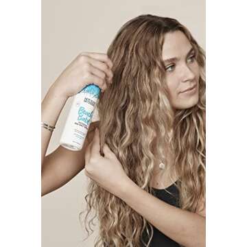 Not Your Mother's Beach Babe Sea Salt Spray - For Tousled Hair Texture with Matte Finish (8 fl oz, 3-Pack)