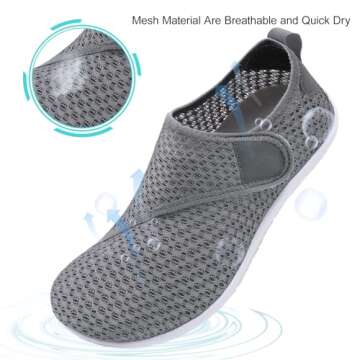 JIASUQI Water Shoes for Men and Women - Stylish Comfort