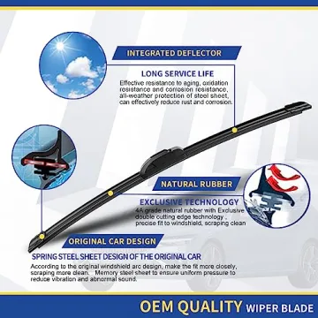 3 Wipers Replacement for Honda CRV 2017-2022, Windshield Wiper Blades