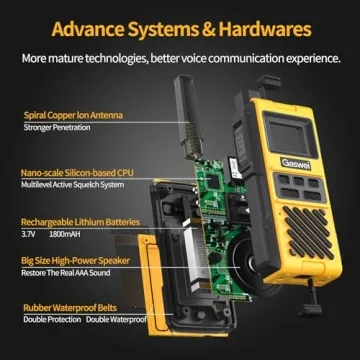 Gaswei G1 Pro Walkie Talkies - Waterproof & Long Range