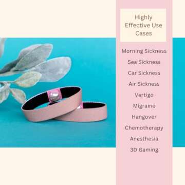 Wonder Bump Anti-Nausea Bands | Morning Sickness Relief and Motion Sickness Bands - Pregnancy Nausea Relief for Pregnant Women and Motion Sickness Bracelet (2 Sets) (Small)