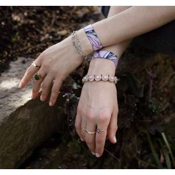 Wonder Bump Anti-Nausea Bands | Morning Sickness Relief and Motion Sickness Bands - Pregnancy Nausea Relief for Pregnant Women and Motion Sickness Bracelet (2 Sets) (Small)