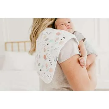 Copper Pearl Premium Baby Burp Cloths for Comfort and Style