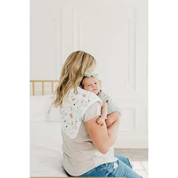 Copper Pearl Premium Baby Burp Cloths for Comfort and Style