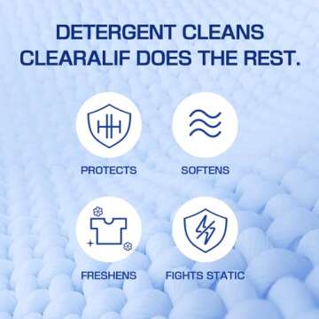 CLEARALIF laundry Fabric Softener Sheets, Fresh Linen Scent, 160 Loads, Eco Friendly, Great For Travel, Apartments, Dorms.