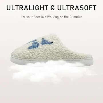 Yidyejk Taylors Slippers For Women Men, 1989 Blue Version, Comfy Ladies Bedroom Slippers, Cute House Slippers, Warm Fuzzy Slippers Indoor Memory Foam Slip on Slippers