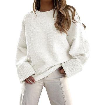 LOGENE Women's Cozy Oversized Sweater for Winter Stylish Wear
