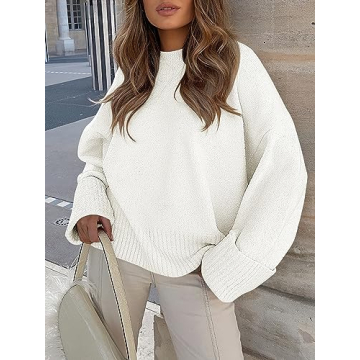 LOGENE Women's Cozy Oversized Sweater for Winter Stylish Wear