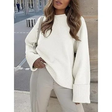 LOGENE Women's Cozy Oversized Sweater for Winter Stylish Wear