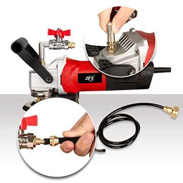 ZFE 800W Variable Speed Wet Polisher for Stone and Concrete