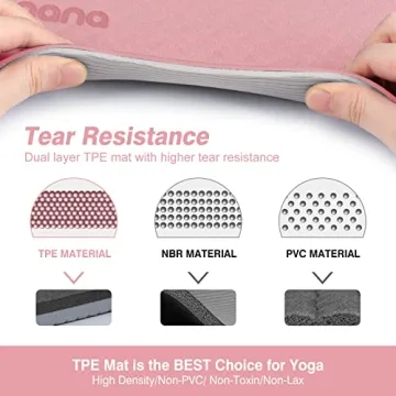Eco-Friendly TPE Yoga Mat for All Workout Styles