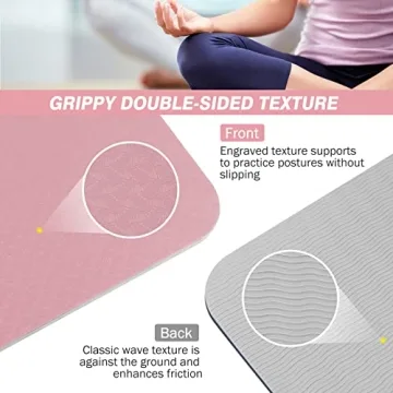 Eco-Friendly TPE Yoga Mat for All Workout Styles