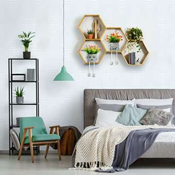 skycoo 3 Packs Cute Fake Plants, Kawaii Artificial Potted Plants for Table Desk Home Bedroom Bathroom Office Shelf Office Wall Room Farmhouse Decor Artificial Plants B