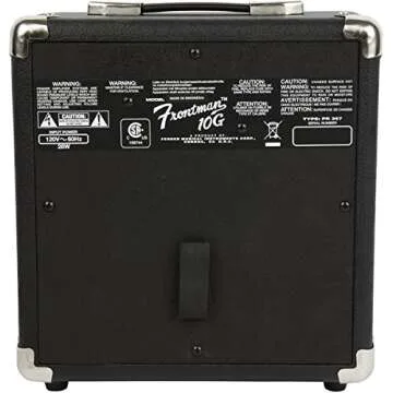 Fender Frontman 10G Guitar Combo Amplifier - Black Bundle with Cable and Austin Bazaar Exclusive 12-Pack Picks