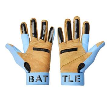 2024 WORKMAN3 Adult & Youth Batting Gloves in Light Blue