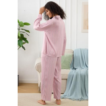 Discover YiNi LuLu Women’s Silk Satin Pajamas Set
