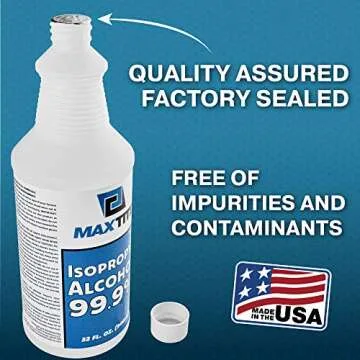 MaxTite Isopropyl Alcohol 99.9% (1 Gallon (32oz, 4 Pack))