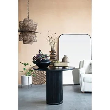 Creative Co-Op Modern Rounded Edge Wall Mirror