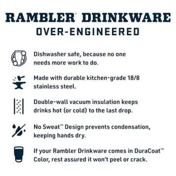 YETI Rambler 35 oz Tumbler with Handle and Straw Lid