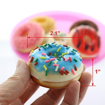 GiftExpress 6 pcs Realistic Artificial Toy Donuts for Fun and Play