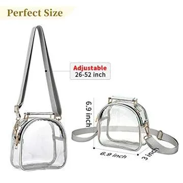 COROMAY Clear Purse - Stadium Approved Women’s Bag