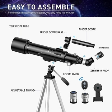 Portable Qniuco Telescope for Kids and Astronomy Enthusiasts