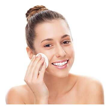 Cliganic My Cotton Premium Cotton Rounds for Face (540 Count) | Makeup Remover Pads, Hypoallergenic, Lint-Free | 100% Pure Cotton