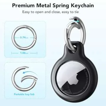 SPGUARD Waterproof AirTag Holder 4 Pack for All Ages