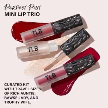 The Lip Bar Perfect Pout Mini Lip Trio for Effortless Beauty