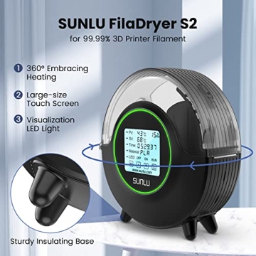 3D Printer Filament Dryer S2 with Fan by SUNLU