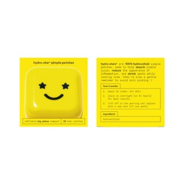 Starface Hydro-Stars, Hydrocolloid Pimple Patches, Absorb Fluid and Reduce Redness, Cute Star Shape, Vegan and Cruelty-Free Skincare (32 Count)
