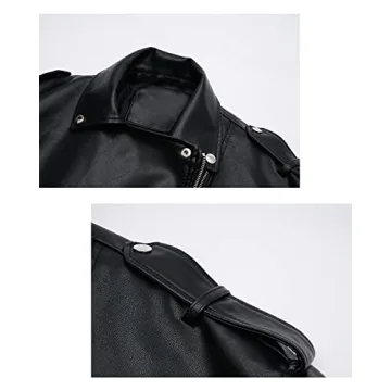 Premium Women Faux Leather Biker Jacket for Style